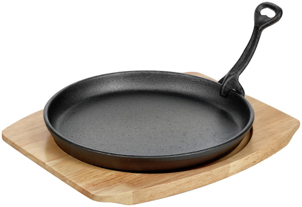 patelnia do serwowania Basic uchwyt zdejmowalny; 22 cm (Ø); czarny; okrągły