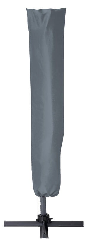 pokrowiec na parasol rzymski Breva; 247x49 cm (DxS); szary; cylindryczny