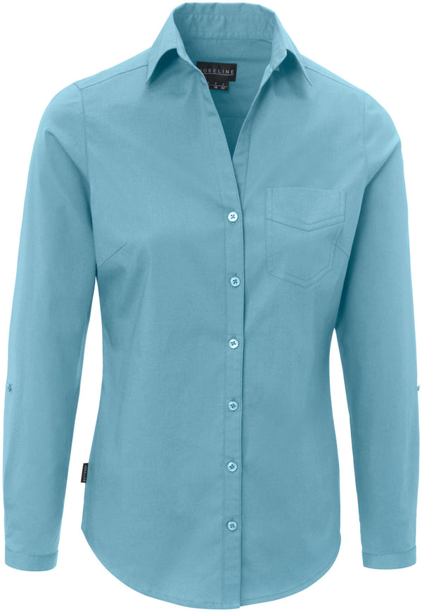 bluzka damska Kim długi rękaw; Kleidergröße 46; lazurowy błękit