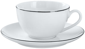 filiżanka do kawy Bellino; 220ml, 9x5.5 cm (ØxW); biały/czarny; okrągły; 6 sztuka / opakowanie