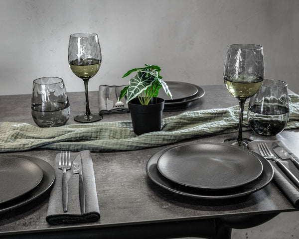 Universalglas Benice; 595ml, 7.1x12.4 cm (ØxW); szary; 6 sztuka / opakowanie