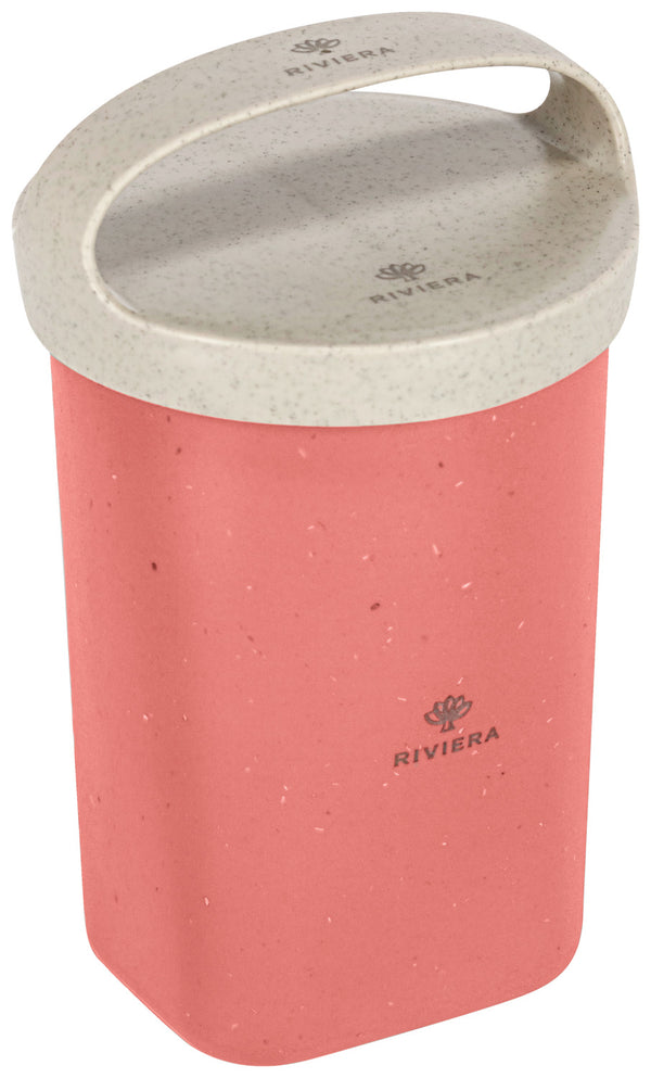 pojemnik do wielokrotnego użytku Snackpot Buddy; 700ml, 10.4x17.5 cm (ØxW); czerwony; okrągły; 6 sztuka / opakowanie