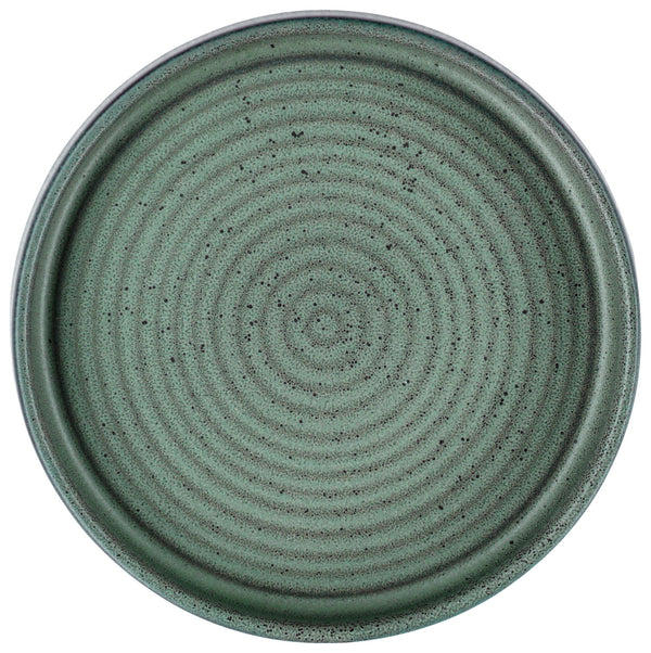 talerz z niskim rantem Snug; 13.5x2 cm (ØxW); zielony; okrągły; 4 sztuka / opakowanie