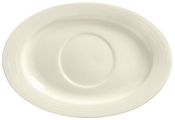 spodek do miseczki Skyline owalny; 22.5x15.5 cm (DxS); biel kremowa; owalny; 6 sztuka / opakowanie