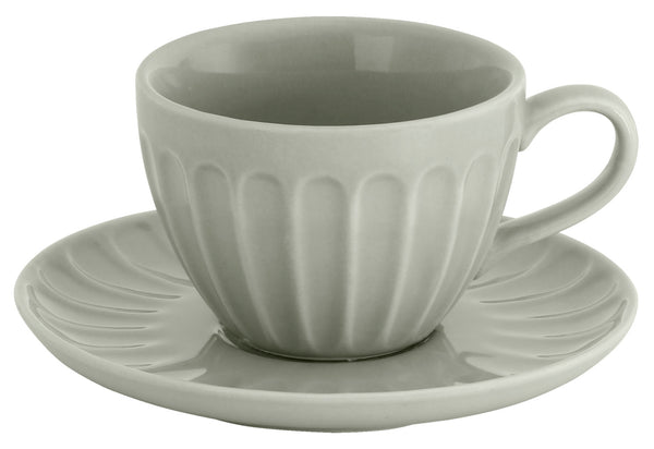 spodek do filiżanki do espresso Bel Colore; 11.5 cm (Ø); szary; 6 sztuka / opakowanie
