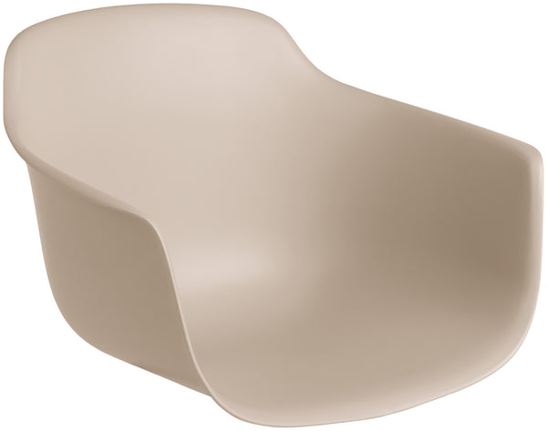 siedzisko Emeo z podłokietnikami; 58x50x40.5 cm (SxGxW); ecru; 2 sztuka / opakowanie