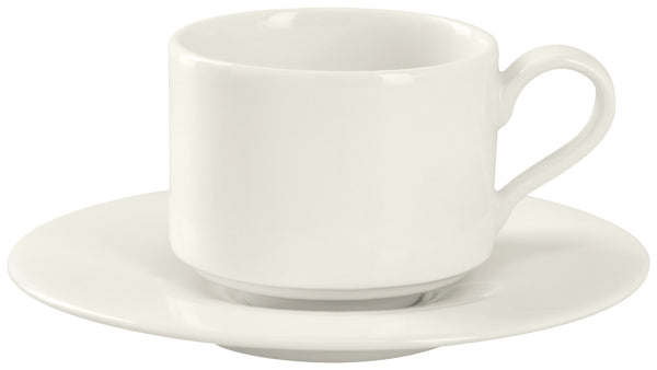 spodek do filiżanki do espresso Premiora; 12.5 cm (Ø); biel kremowa; okrągły; 12 sztuka / opakowanie
