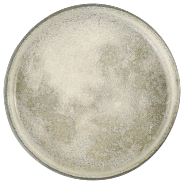 talerz płaski Selene z rantem; 21.5x2.15 cm (ØxW); szary/biały; okrągły; 6 sztuka / opakowanie