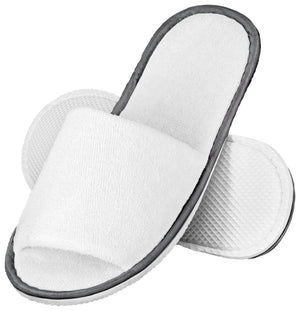 klapki z frotte Lance otwarte; Schuhgröße uniwersalny; biały; 10 para(y) / opakowanie