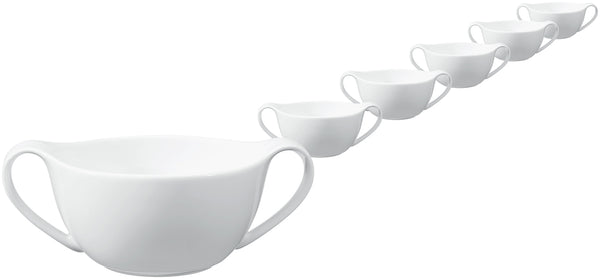 bulionówka Pallais; 330ml, 11x6 cm (ØxW); biały; okrągły; 6 sztuka / opakowanie
