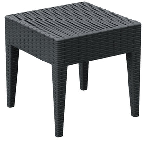 stolik kawowy Melrose; 45x45x45 cm (DxSxW); antracyt; prostokątny
