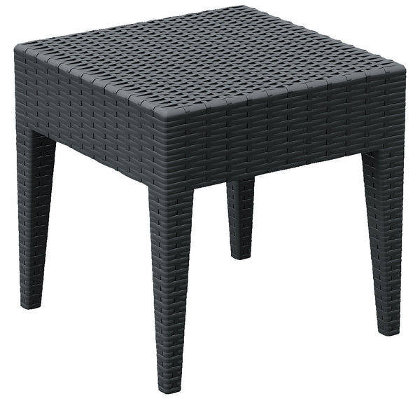 stolik kawowy Melrose; 45x45x45 cm (DxSxW); antracyt; prostokątny