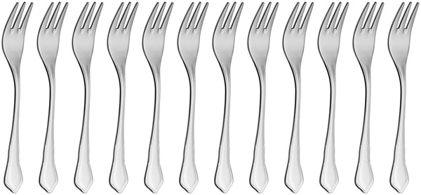 widelec do ciasta Chippendale; 14.7 cm (D); srebro, Griff srebro; 12 sztuka / opakowanie