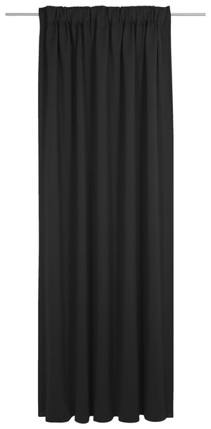 Blickdichter Vorhang Opal; 132x225 cm (SxW); antracyt
