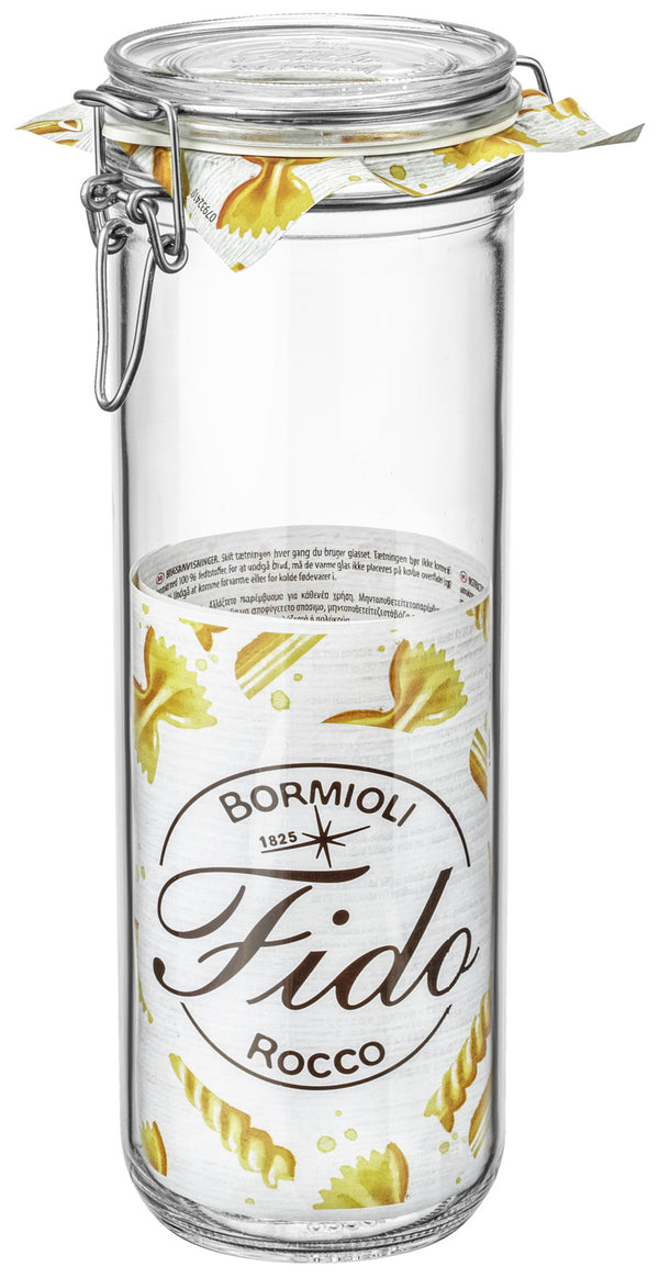 słoik z zamknięciem pałąkowym Fido Terrina; 1460ml, 9.8x28.4 cm (ØxW); transparentny; 6 sztuka / opakowanie