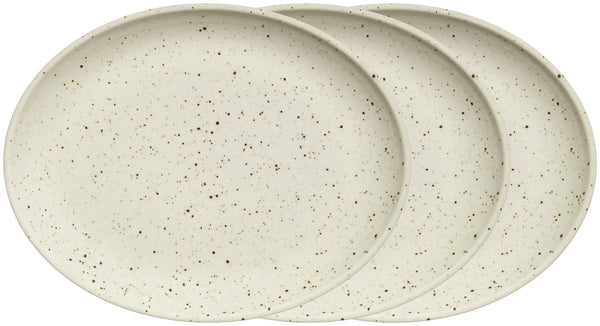 półmisek Alessia owalny; 32.5x25.5x3.5 cm (DxSxW); beżowy; owalny; 3 sztuka / opakowanie