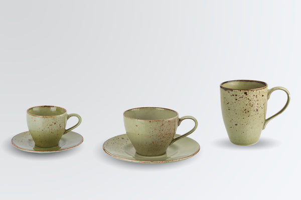 kubek Palana; 300ml, 8.5x10.5 cm (ØxW); limonka; okrągły; 6 sztuka / opakowanie