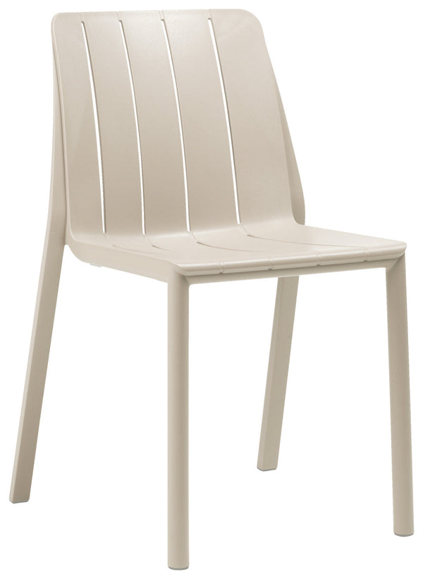 Outdoorstuhl Tiberina stapelbar; 50x56x81 cm (SxGxW); siedzisko beżowy