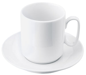 spodek do filiżanki Veso; 14 cm (Ø); biały; okrągły; 6 sztuka / opakowanie