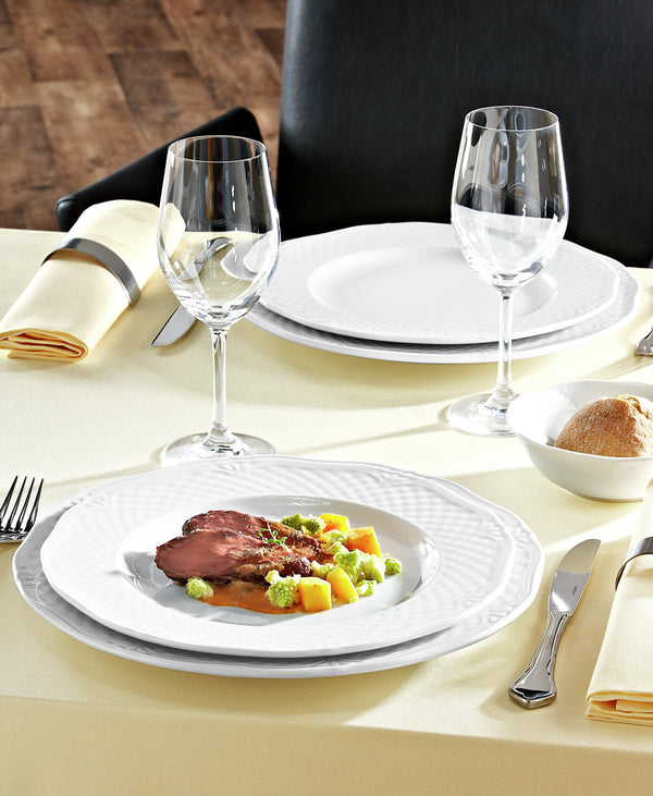talerz płaski Zürich; 27 cm (Ø); biały; okrągły; 6 sztuka / opakowanie
