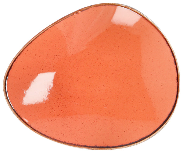 talerz płaski Sidina organiczny; 21x17.7 cm (DxS); terakota; organiczny; 6 sztuka / opakowanie