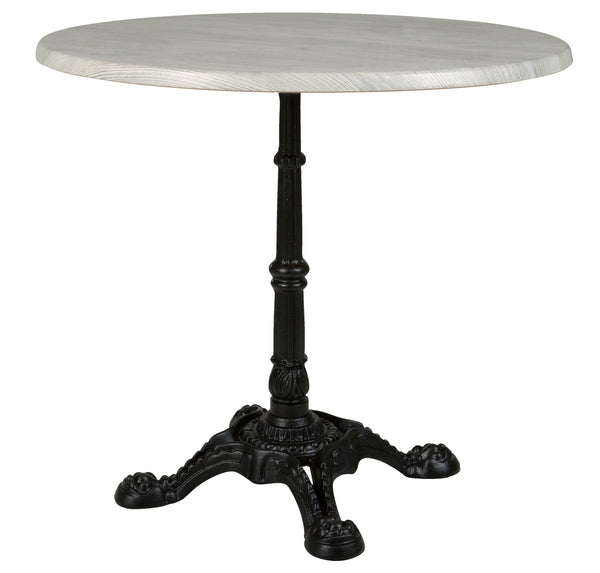 blat Topalit okrągły; 60 cm (Ø); biały vintage; okrągły