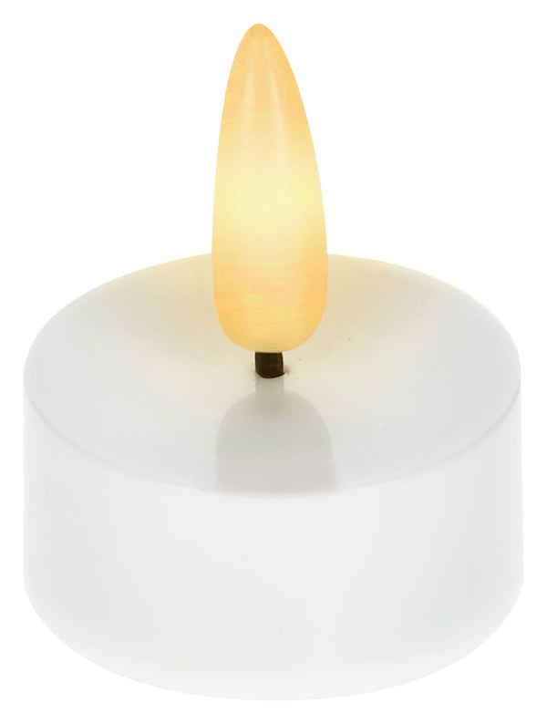 podgrzewacz LED Flash; 3.5x5 cm (ØxW); biały; 12 sztuka / opakowanie