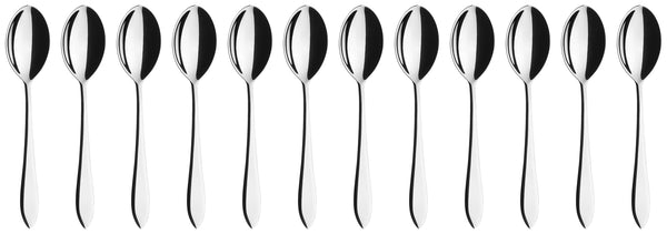 łyżka do espresso/mokka Salerno; 11.2 cm (D); srebro, Griff srebro; 12 sztuka / opakowanie