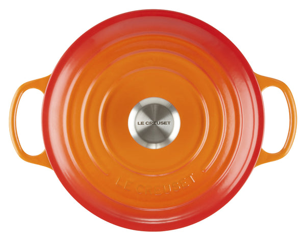 Bräter Signature rund 24 cm; 4200ml, 24x17.2 cm (ØxW); pomarańczowy; okrągły