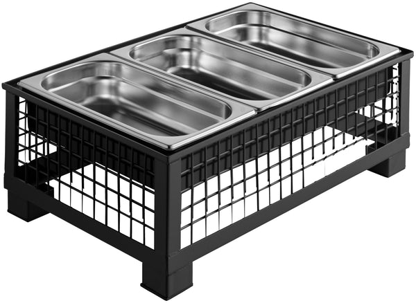 pojemnik GN Premium  1/3; Größe GN 1/3, 2400ml, 32.5x17.6x6.5 cm (DxSxG); srebro