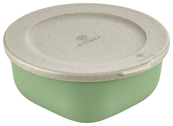 pojemnik do wielokrotnego użytku Connect Box; 700ml, 16.2x15.8x6.5 cm (DxSxW); zielony; okrągły; 2 sztuka / opakowanie