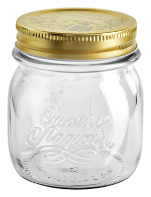 mini szklanka  Quattro Stagioni z pokrywką; 330ml, 6.7x9.3 cm (ØxW); transparentny; 12 sztuka / opakowanie