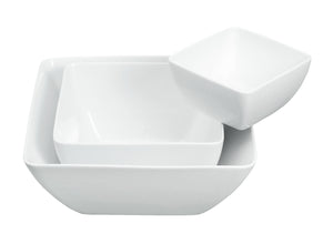 miska Bali; 1800ml, 19x19x10 cm (DxSxW); biały; kwadrat; 6 sztuka / opakowanie