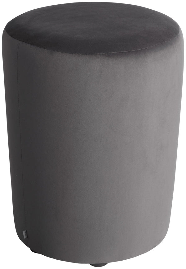 taboret Lenny; 42x47 cm (ØxW); taupe; cylindryczny