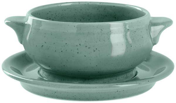 bulionówka Alessia; 450ml, 11.5x6.5 cm (ØxW); turkusowy; okrągły; 6 sztuka / opakowanie