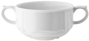 bulionówka Amely; 320ml, 10.5x5.5 cm (ØxW); biały; okrągły; 6 sztuka / opakowanie