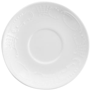 spodek do filiżanki do kawy Sinfonie; 14 cm (Ø); biały; okrągły; 6 sztuka / opakowanie
