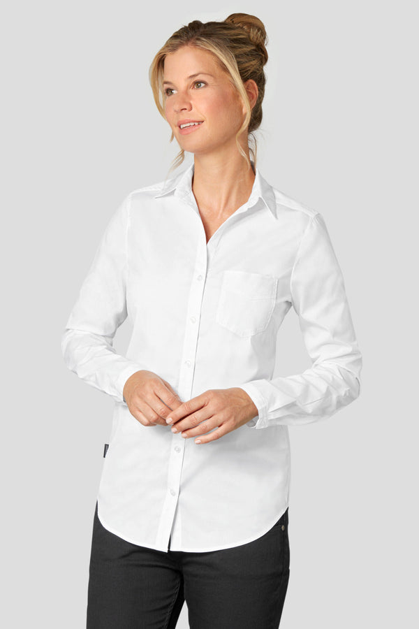 bluzka damska Kim długi rękaw; Kleidergröße 36; biały