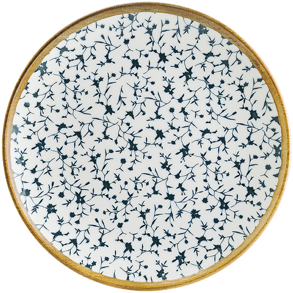 talerz płaski Calif; 23 cm (Ø); biały/niebieski/zielony; okrągły; 12 sztuka / opakowanie