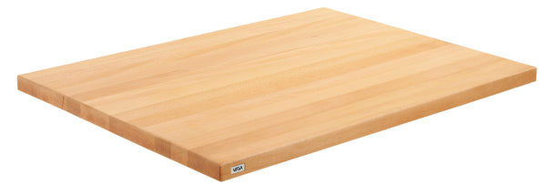 blat z drewna litego Kentucky lakierowany prostokątny ; 80x60x3 cm (DxSxW); buk/naturalny; prostokątny