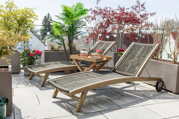 stolik z tacą Sorento; 55x52x52 cm (DxSxW); Platte naturalny, stelaż naturalny; prostokątny