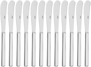 nóż do masła Decaso; 17.3 cm (D); srebro, Griff srebro; 12 sztuka / opakowanie
