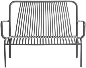 ławka Bevera; 110x64x83.5 cm (SxGxW); antracyt; 2 sztuka / opakowanie