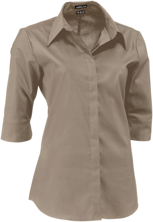 bluzka damska Fiore rękaw 3/4; Kleidergröße 36; taupe