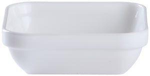 miska Restaurant kwadratowa; 310ml, 11x11x3.5 cm (DxSxW); biały; kwadrat; 24 sztuka / opakowanie