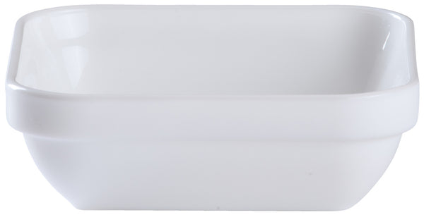miska Restaurant kwadratowa; 310ml, 11x11x3.5 cm (DxSxW); biały; kwadrat; 24 sztuka / opakowanie