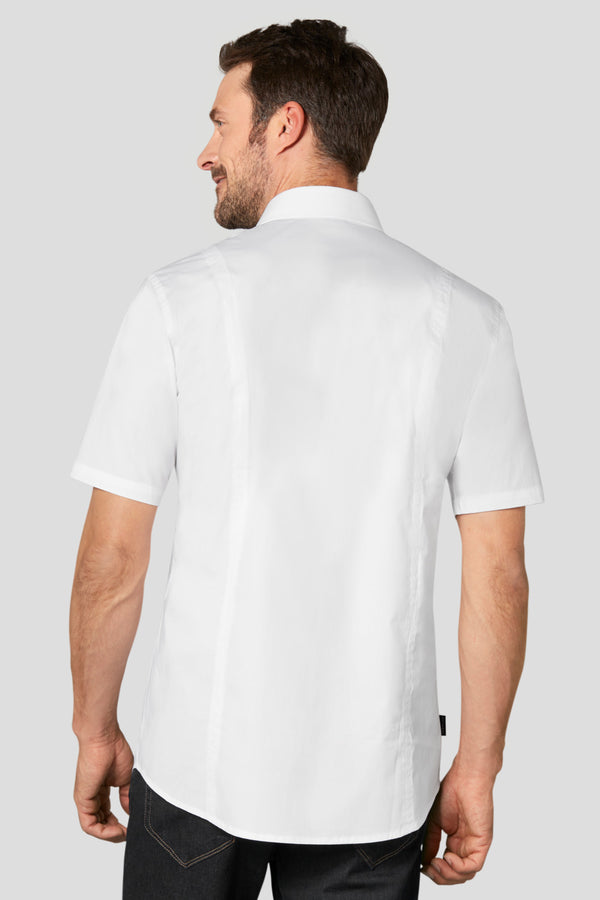 koszula męska Bruce krótki rękaw; Kleidergröße 43/44; biały