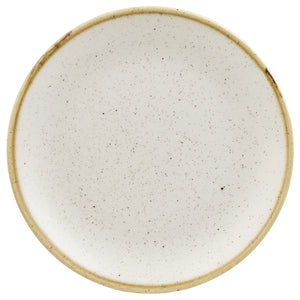 talerz płaski Stonecast Barley White okrągły; 21.7 cm (Ø); biały/brązowy; okrągły; 12 sztuka / opakowanie