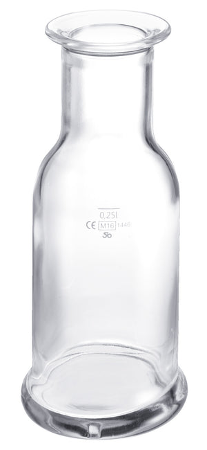 karafka Purity; 330ml, 7.8x17.5 cm (ØxW); transparentny; okrągły; 0.25 l Füllstrich, 6 sztuka / opakowanie