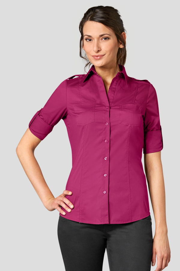 bluzka damska Kate długi rękaw; Kleidergröße 36; jeżyna